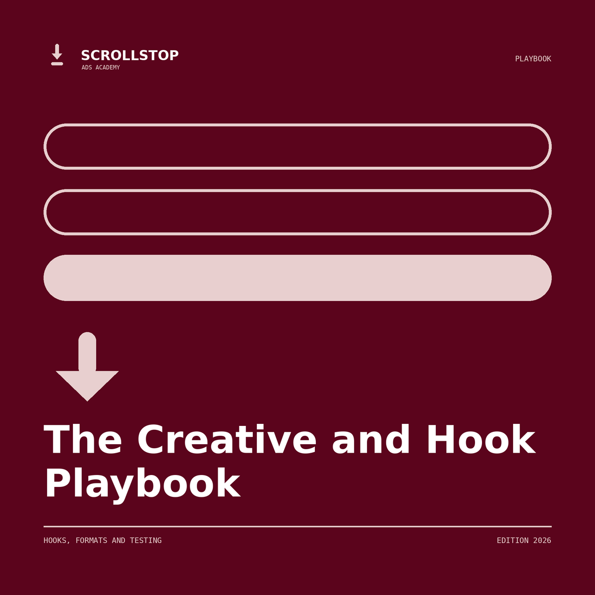 Creative & Hook Playbook